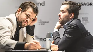 Magnus Carlsen vs Ian Nepomniachtchi || World Chess Championship (2021) || Game 4