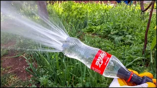 Coca cola Şişesi ile Bahçe Yağmurlama Duşu Yapımı | super  Fikirler