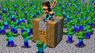 ماين كرافت : هجوم 99999999 زومبي 😱 ( لقيت مكان سري تحت الارض🔥 ) - 30# Better Minecraft