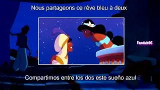 Ce rêve bleu (A whole new world) [Sub & Traducida] {Aladdin}