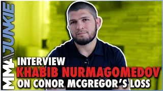 Khabib Nurmagomedov reacts to Conor McGregor's loss, leg break | UFC 264