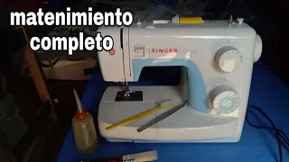 como limpiar y aceitar la maquina de coser familiar casera (mantenimiento completo)