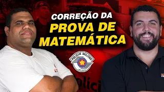Concurso PM SP 2023 - Correção da Prova de Matemática Aplicada 17/09/2023.