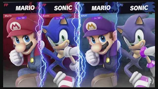 Super Smash Bros Ultimate Amiibo Fights – Request #15401 Mario & Sonic Mirror Match