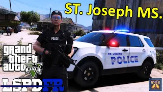 ST. Joseph Police Department Patrol | GTA 5 LSPDFR Episode 483
