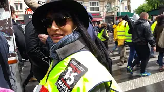 Manifestation Gilets Jaunes Acte 25 Paris 4 mai 2019 #6 Avenue Parmentier