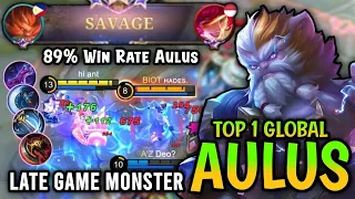 Savage! Aulus Best Build For 2023 [ Top 1 Global Aulus Gameplay Build ] - Mobile Legends