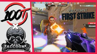 EPIC GAME! 100 Thieves vs Moon Racoons HIGHLIGHTS | First Strike - NSG Tournament - NA Qualifier