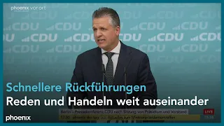 CDU: Pressekonferenz mit Carsten Linnemann und Thorsten Frei am 06.11.23