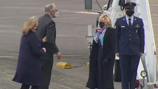 First Lady Dr. Jill Biden arrives in Washington state