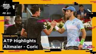 ATP Highlights || DANIEL ALTMAIER v BORNA CORIC || En el MUTUA MADRID OPEN 2023