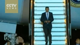 Obama arrives in London for short visit