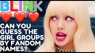 (KPOP GAME) CAN YOU GUESS GIRL GROUPS/IDOLS FROM THEIR FANDOM NAME?