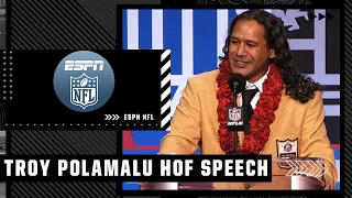 Troy Polamalu's 2020 Pro Football Hall of Fame Induction Speech | NFL on ESPN