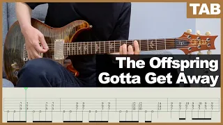 【TAB】The Offspring - Gotta Get Away [GUITAR COVER] by Yuuki-T