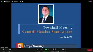 Townhall Meeting with Sean Ashton