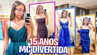 ESCOLHENDO VESTIDOS PARA A FESTA DE 15 ANOS DA MC DIVERTIDA