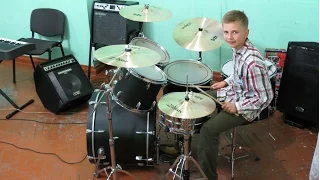 "КУКУШКА" - Виктор Цой (версия Полины Гагариной) - Drum cover - Даниил Варфоломеев