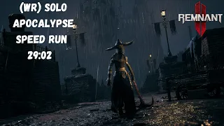 Remnant 2 Solo Apocalypse Speedrun (WR) 29:02.80