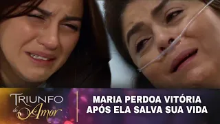 Triunfo do Amor - Maria perdoa Vitória após ela salva sua vida