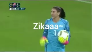 OLHA NO QUE DEU Hope Solo foi zuar o brasil  -  zikaaaaa