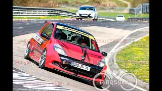 RingFreaks Clio RS200 Nordschleife 21-04-2019 ALMOST CRASH adenauer forst