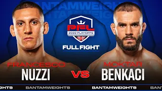 Francesco Nuzzi vs Moktar Benkaci | PFL 8, 2022