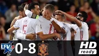 Liechtenstein vs Spain 0 8   All Goals & Highlights   World Cup Qualifiers 05092017 HD