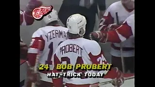 87/88 RS: STL @ Det Highlights - 12/31/87 (Probert Hat Trick)