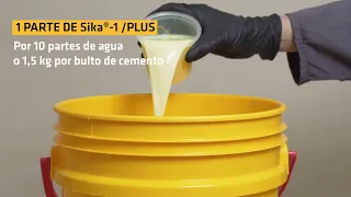 Sika®-1 Plus - Aditivo para impermeabilizar morteros