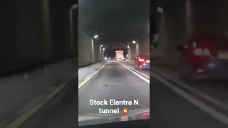 2023 Stock Elantra N tunnel pops