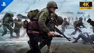 D Day Battle At France | Ultra Realistic Gameplay [4K HDR PS5] | Call of Duty World War 2