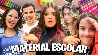 OS YOUTUBERS DECIDIRAM O MEU MATERIAL ESCOLAR 2023!