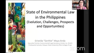1st Session: State of Environmental Law in the Philippines (29 Sep 2021)