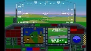 F-117A Stealth Fighter 2.0 (PC/DOS) "Missions 1-2, Green Opponents" 1991, Microprose