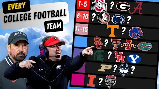 I Ranked *EVERY* College Football Team for 2024! (Tier List)