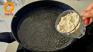 Just pour flour into the boiling water! I no longer shop in stores! Easy and tasty