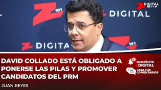 David Collado está obligado a ponerse las pilas y promover candidatos del PRM