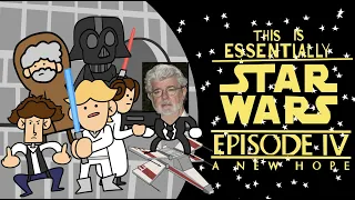 This Is Essentially “Star Wars A New Hope” Recap Cartoon