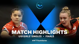 Markhabo Magdieva vs Naomi Pranjkovic | WTT Youth Contender Vila Real (U19GS Finals)