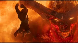 Халк Vs суртур    Сцена боя   Тор Рагнарок 2017  Hulk Vs Surtur   Fight Scene   Thor Ragnarok 2017