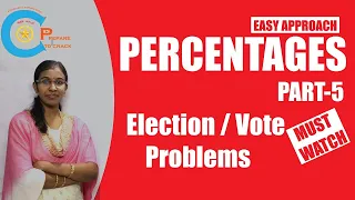 Election / Voting problems in Percentages -Part 5