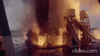 Apollo 11 saturn v launch camera e 8 @ normal speed