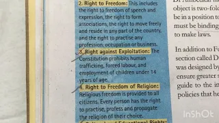 The fundamental Rights in the Indian Constitution (explanation) class 8th ncert