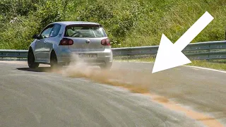 Nurburgring BAD Drivers, COOLANT SPILL, Highlights Nordschleife Touristenfahrten