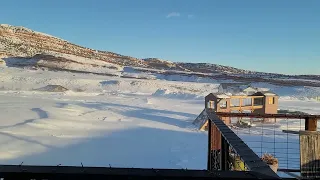 Wyoming Winter Wind = Baaaaad Snow Drifts