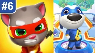 Talking Tom Hero Dash Gameplay #6 | Superhero Hank in BLUE SUIT