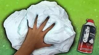 How To Make Fluffy Slime with Shaving Cream NO BORAX