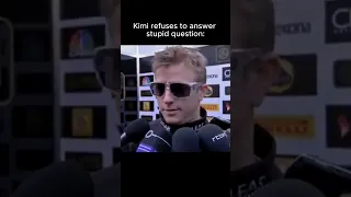 Kimi Raikkonen refuse to answer the question #f1shorts #f1memes #kimiraikkonen #f1