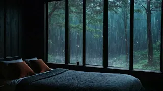 Rain Sounds For Sleeping - Deep Sleep During the Rainy Night - Beat Insomnia, Rain On The Window